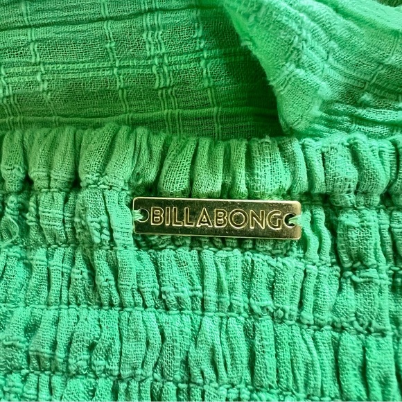 NWOT BILLABONG LADIES DE LA SOL DRESS in apple green Size Small - Picture 3 of 7